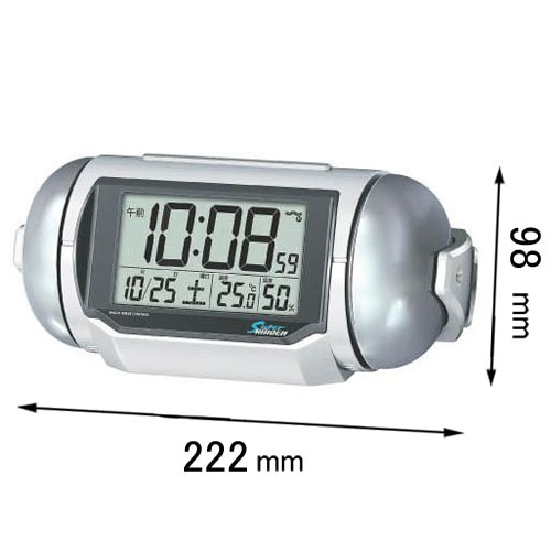 セイコータイムクリエーション 大音量目覚まし時計　電波 スーパーライデン NR-523-W
