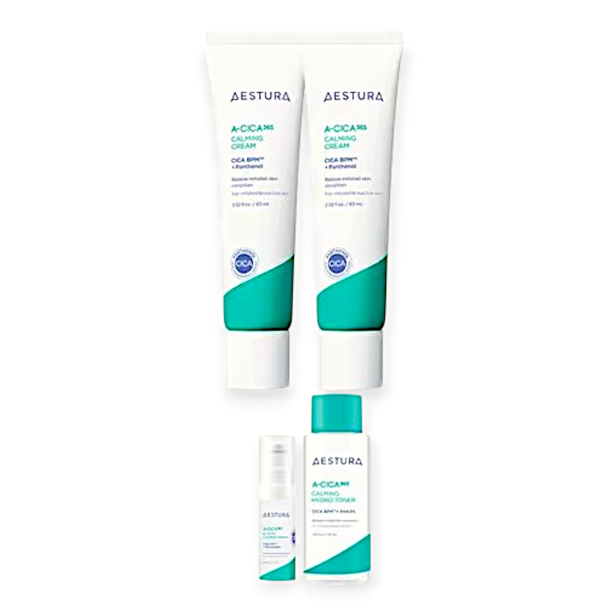 【ギフトセット限定販売】 1+1 aestura エイシカ365水分鎮静クリーム60ml×2個 クリーム aestura 公式ショップ aestura Acica 365 Moisture Sooth