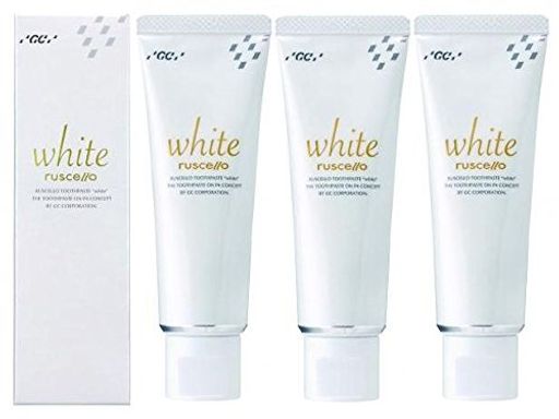 GC ルシェロ 歯みがきペースト ホワイト 100G 医薬部外品 (3本)
