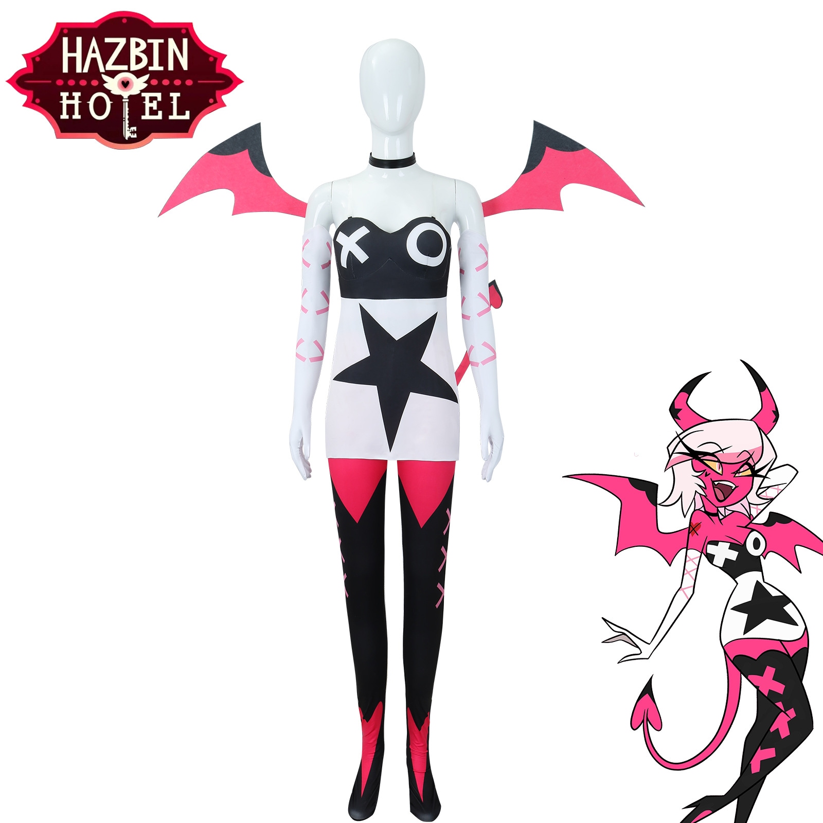 ハロウィン漫多地獄宿屋cos服極悪ボスVerosika魅魔ベロあかねカードコスプレ衣装
