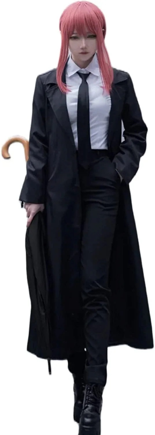 コスチューム イベント 文化祭 学園祭 クリスマス 撮影会 USJ ユニバ ハロウイン ウィッグ付き 衣装 コスプレ マキマ チェンソーマン スーツ ハロウィン 2024年新作入荷コスプレ30%までに