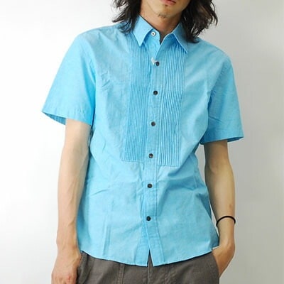 あす楽GOWEST(ゴーウエスト) 半袖ランチシャツ 【返品交換不可】