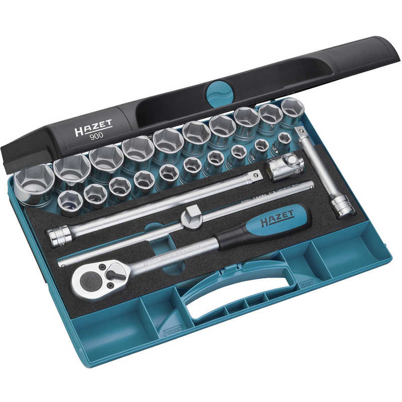HAZET社　ソケットレンチセット(6角タイプ差込角12.7mm)　900