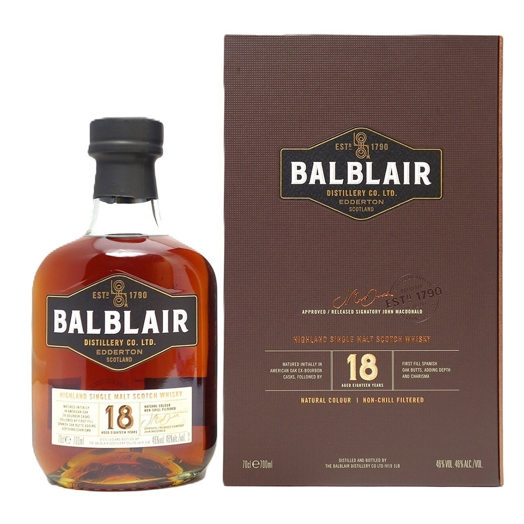 バルブレア 18年 シングル モルト 46度 箱付 700ml 正規品 スコッチ ウイスキー ^YCBB18J0^