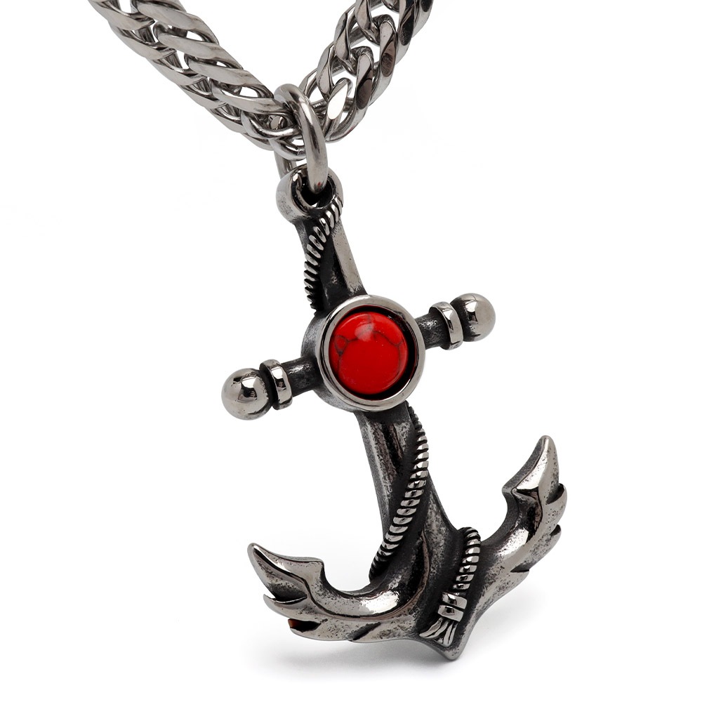 国内で当店のみ ILLUSORY ネックレス ブラック/レッド BRIGHT NECKLACE 【Limited Edition】ブライト ネックレス【限定