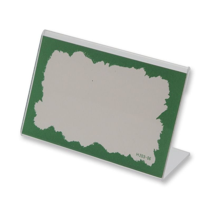 （まとめ買い）シモジマ アクリルカード立て C-55 10個 巾89x高60mm POP用品 007303200 [x3セット]