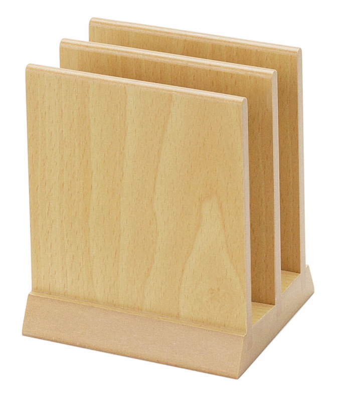 （まとめ買い）シンビ MD-1 メニューブックスタンド 白木 [x3]