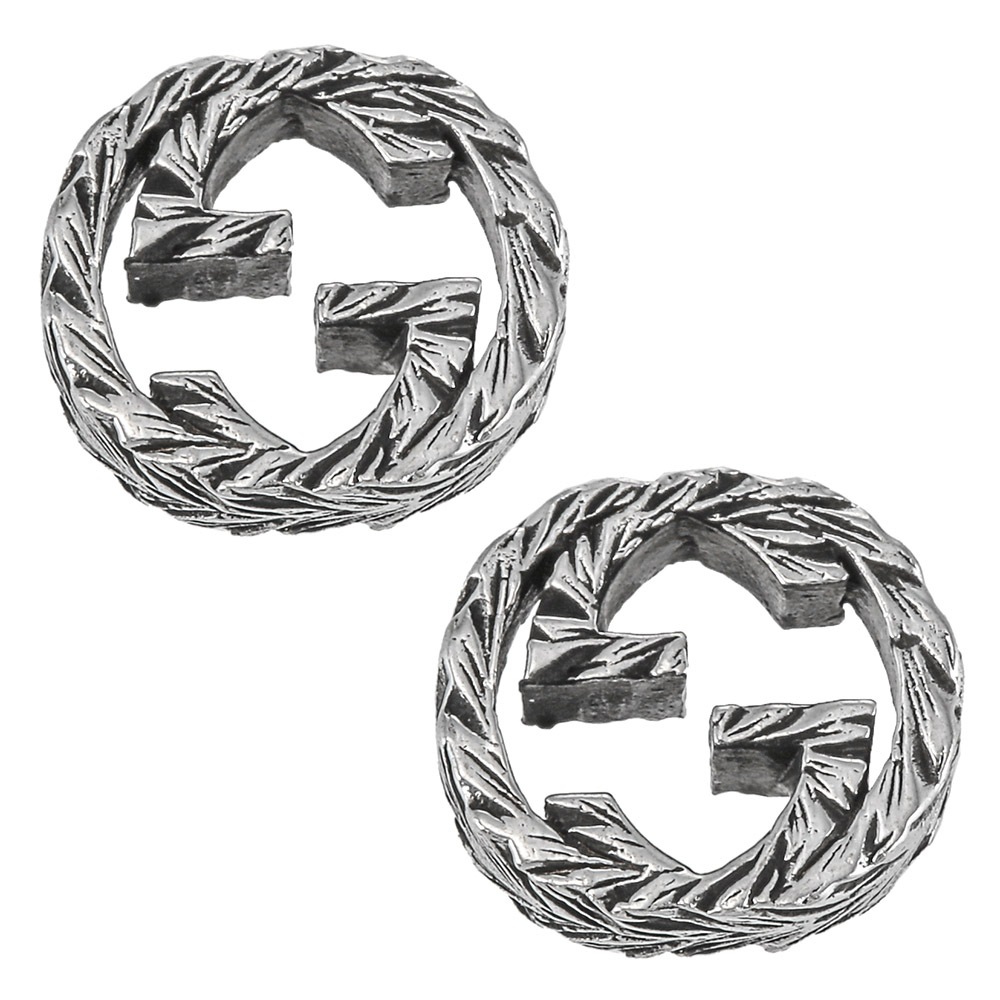 GUCCI 457109-J8400-0811 SILVER PIERCE MADE IN ITALY グッチ アクセサリー ピアス イタリア製 シルバー925 銀製品