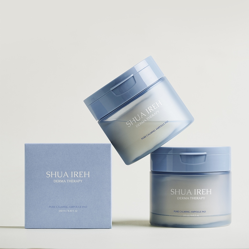 [SHUA IREH]【韓国公式製品】 純粋 カーミング アンプル パッド(100pads/250ml) + マスクパック追加贈呈