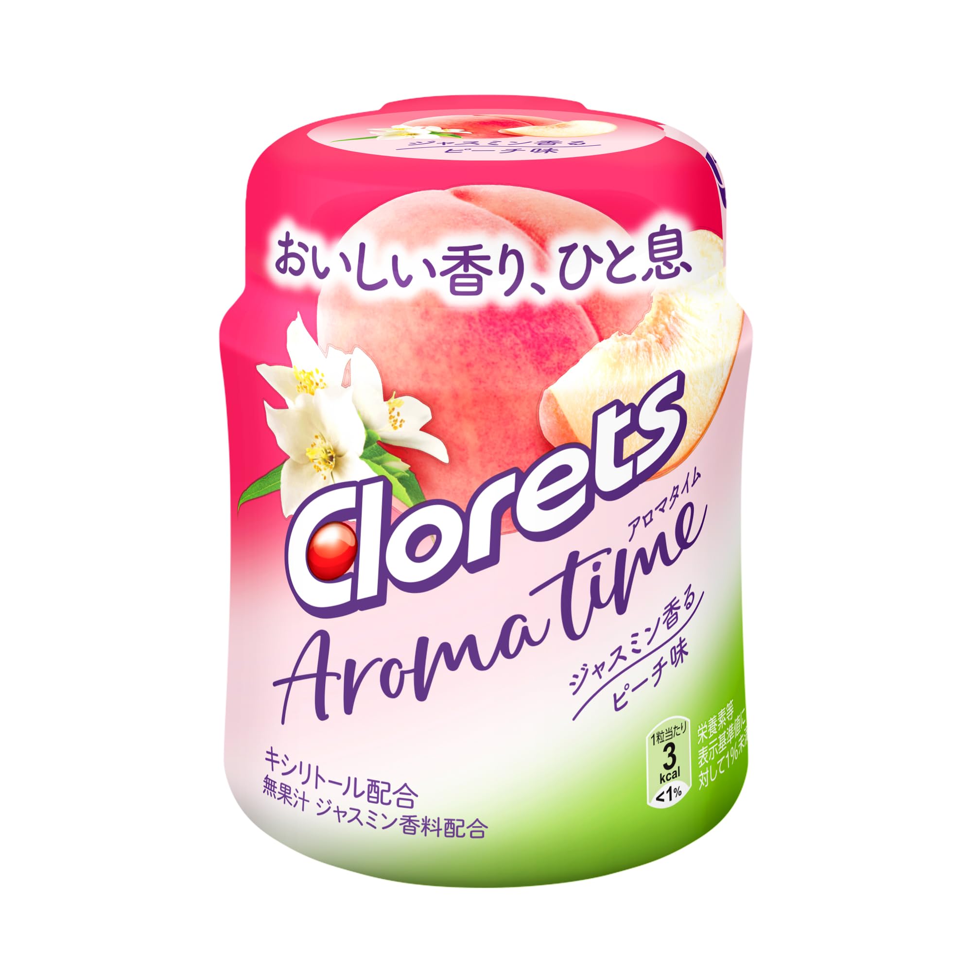 モンデリ―ズ クロレッツ AROMATIME ジャスミン香るピーチ味ボトル 121g×6個 5,014円