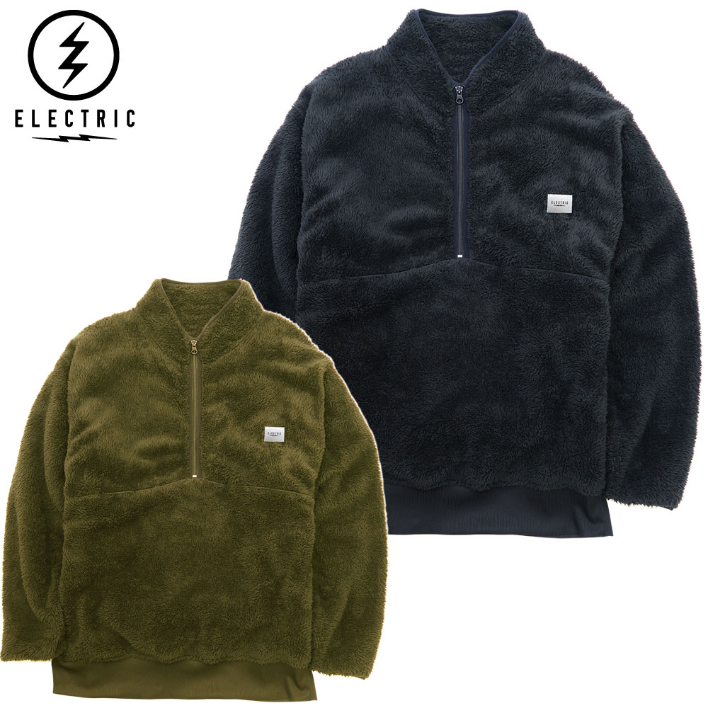 【ELECTRIC /エレクトリック】ボアフリース ハーフジップ/BOA FLEECE PULLOVER E23U03