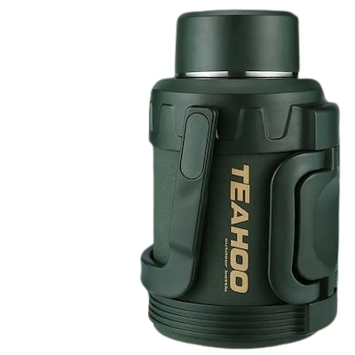 アウトドアスポーツやフィットネス用の取っ手付き大容量断熱ケトル316ステンレス製