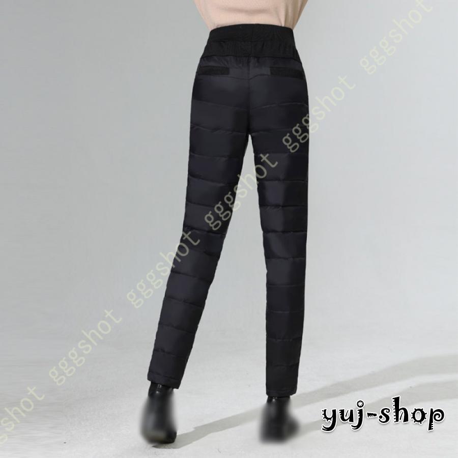 人気品超目玉ダウンパンツレディースロングパンツスキニーパンツジョガーパンツダウンアウトドアパンツ防寒パンツボトムスロングダウンパンツ防寒
