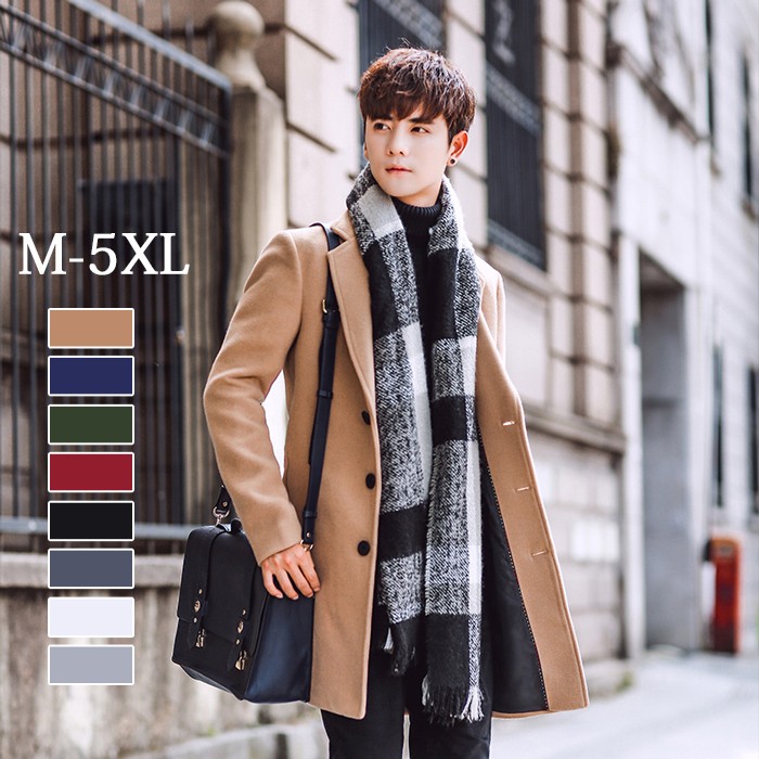 コート メンズ チェスターコート 秋冬 暖かい ロング スリム 無地 ビジネス 紳士服 防寒 防風 アウター オシャレ かっこいい シンプル