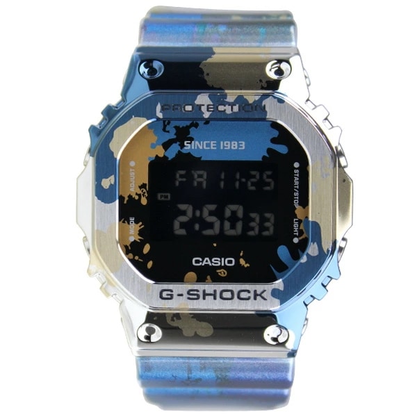 カシオ G-SHOCK 腕時計 メンズ 反転液晶 Street Spiritシリーズ メタルカバード GM-5600SS-1メンズ腕時計