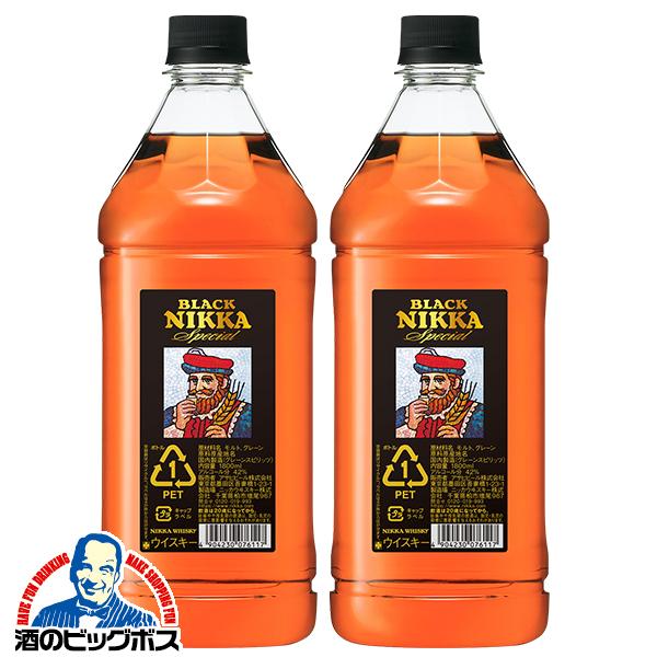 2026年4月14日新発売 1.8Lペット 国産ウイスキー アサヒ ブラックニッカ スペシャル 42度 1800ml×2本(002)『FSH』【本州のみ　送料無料】