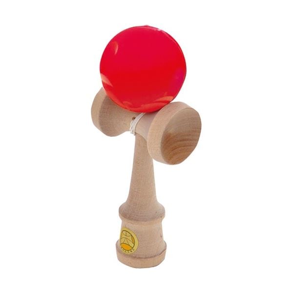 （まとめ）競技用けん玉 「大空」 レッド B6226R 1個 [x3セット]