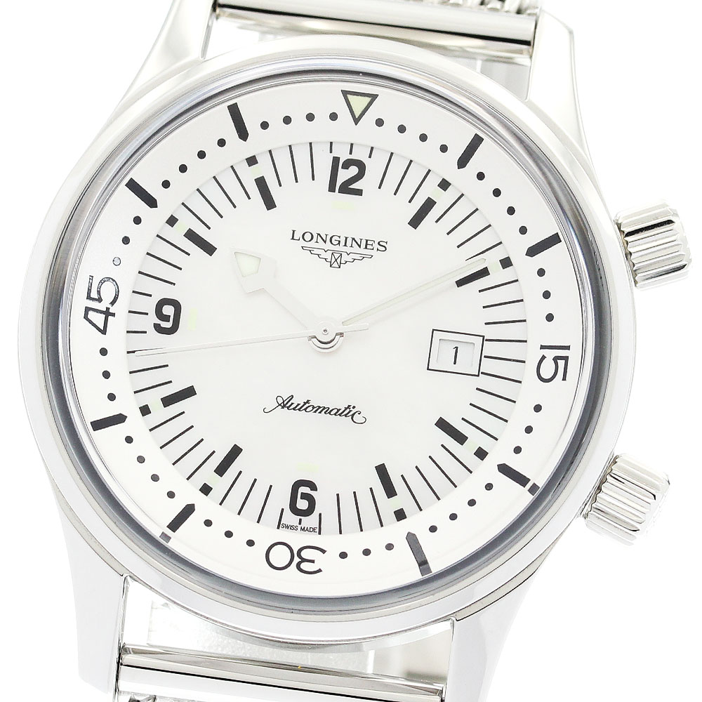 ロンジン LONGINES L3.374.4 レジェンドダイバー デイト 自動巻き ボーイズ 美品 箱・保証書付き_903685【中古】