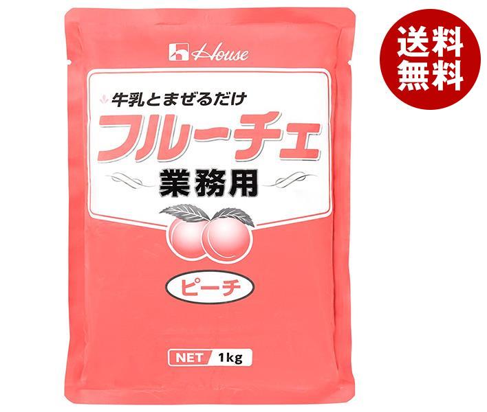 ハウス食品 業務用フルーチェ ピーチ 1kg*6袋入*(2ケース)