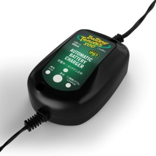 [倉庫管理]　バッテリーテンダー 防水型バッテリー充電器 0.8A