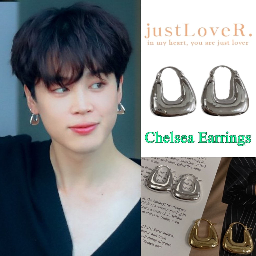 【justLoveR.】 Chelsea Earrings ピアス [ BTS ジミン着用 ピアス]