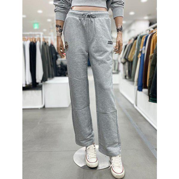 男女兼用ワッペンストレートトレーニングパンツ(JQ4TSU934_MG)_DG