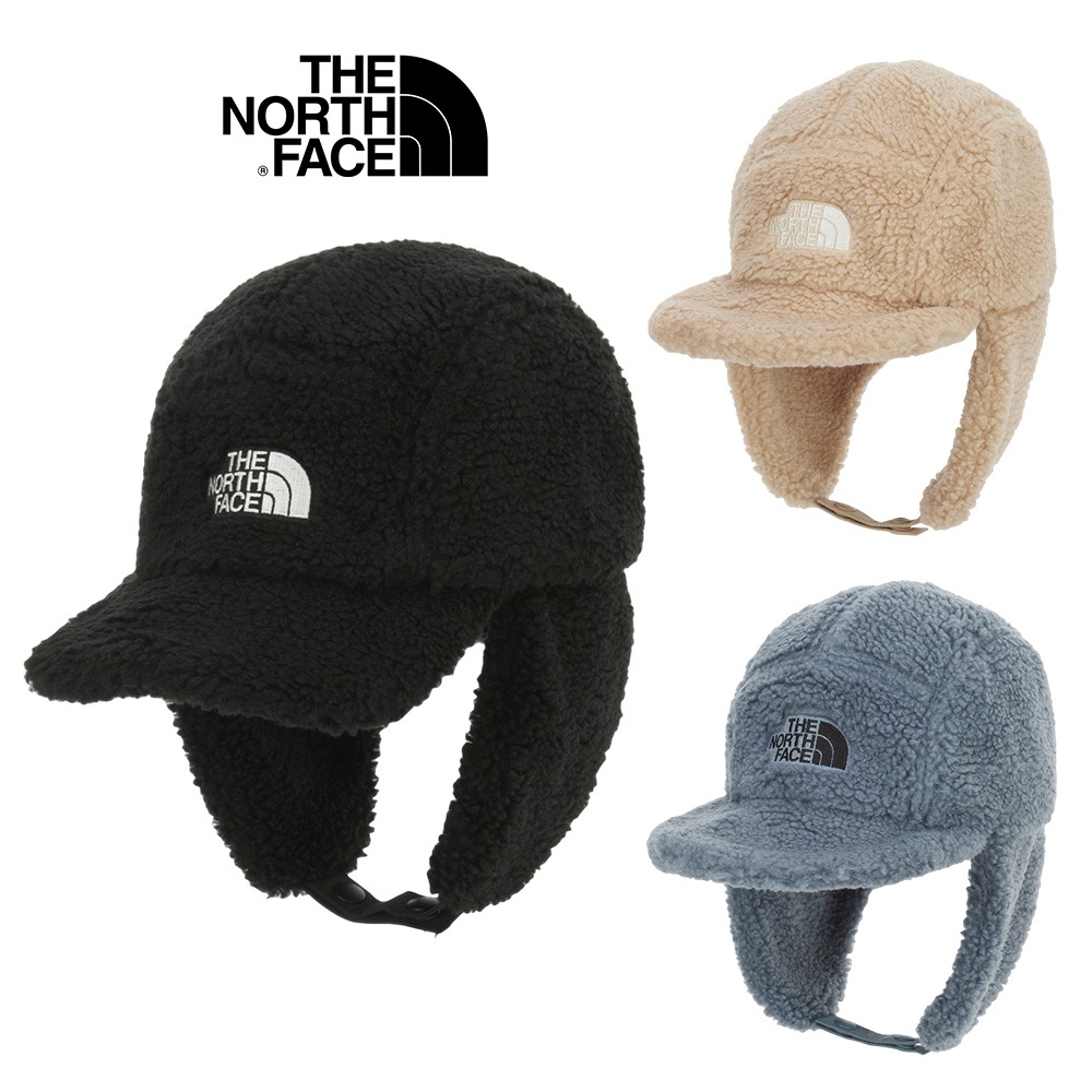 THE NORTH FACE FLUFFY EARMUFF CAMP CAP NE3CR61 韓国正規品 耳あて スキー スノボー ウィンタースポーツ 保温性 防寒 ボア フリース もこもこ 帽子