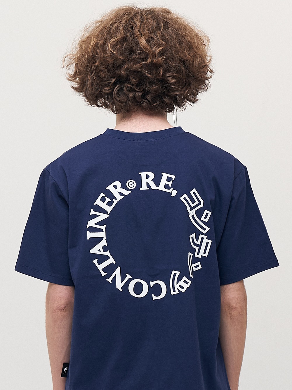 内容ラウンドロゴTシャツ（ネイビー） 5,650円