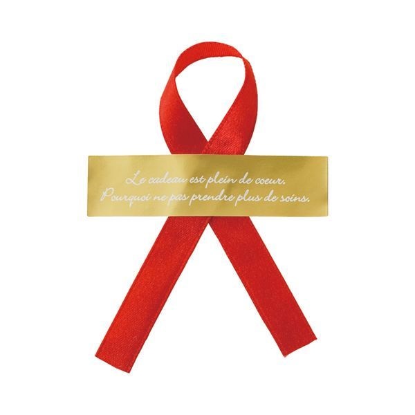 （まとめ） ヘッズ チェックシール シール金レッドリボン タテ15ヨコ60mm CHE-2S 1パック（30枚） 5セット