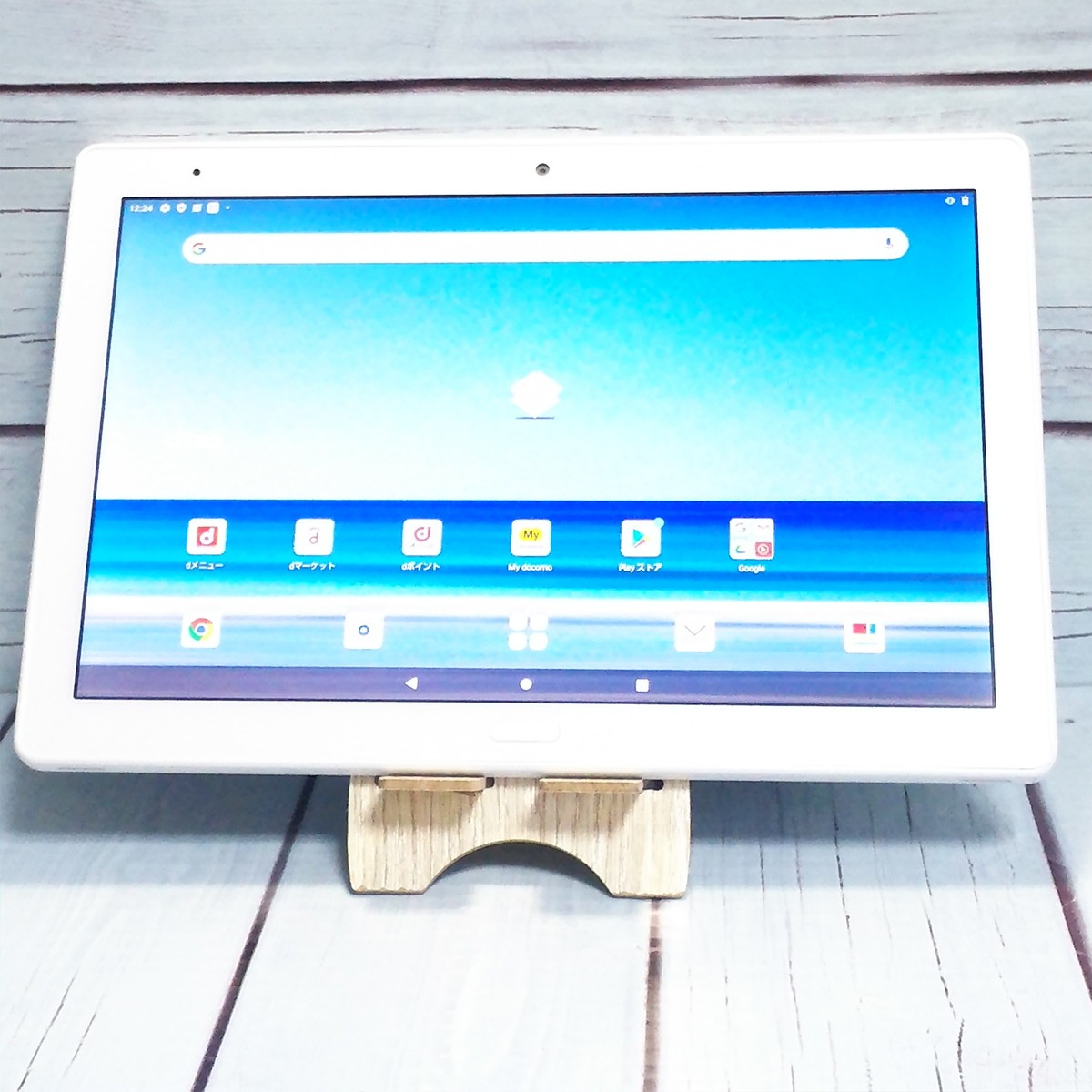 【送料無料】docomo dtab d-41A SHARP Androidタブレット ホワイト 本体 白ロム SIMロック解除済み SIMフリー 341853