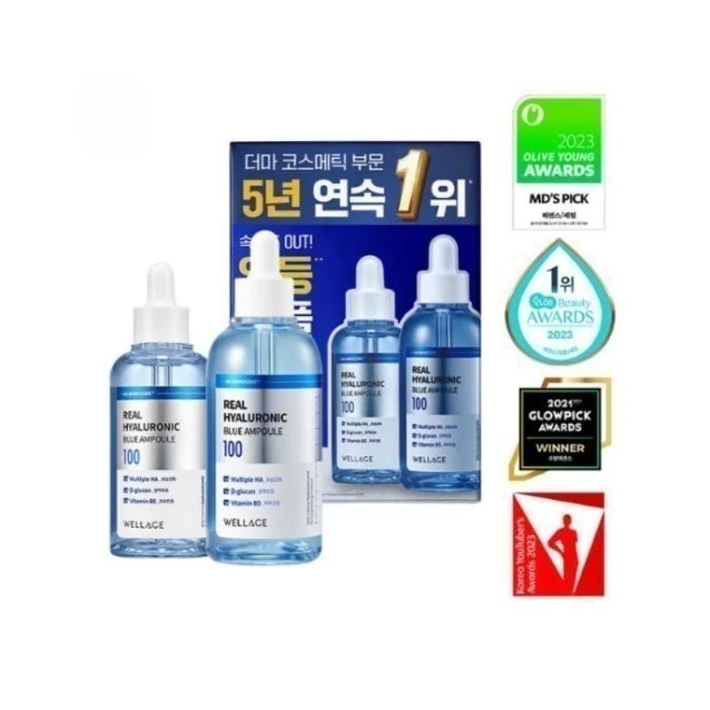 リアルヒアルロニックブルー100アンプル, 100ml+75ml