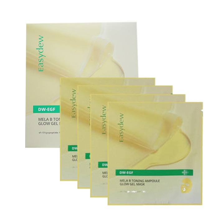 Mela B Toning Ampoule Glow Gel Mask Sheet 30g*4ea