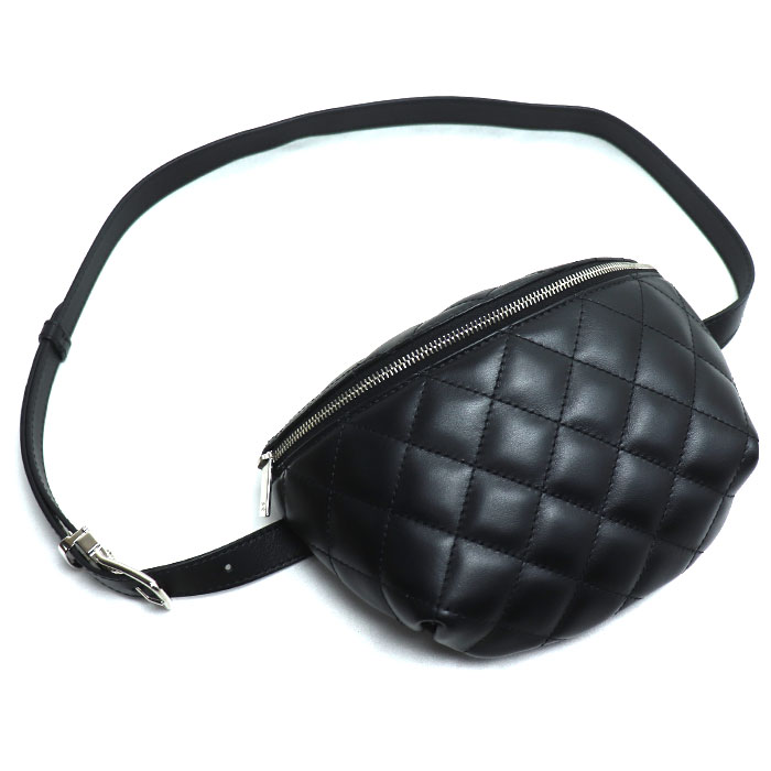 CHANEL シャネル ユニフォーム ウエストバッグ ウエストバッグ ブラック ボディバッグ レディース 中古 美品