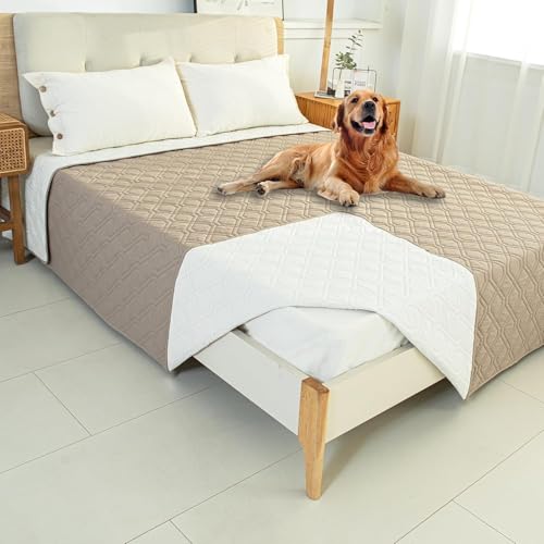 BOOMAGU 防水シーツ ペット 防水シート 繰り返し使える 防水カバー ベッド 両面使用 防水カバー ベッド 洗える おねしょシーツ 尿失禁