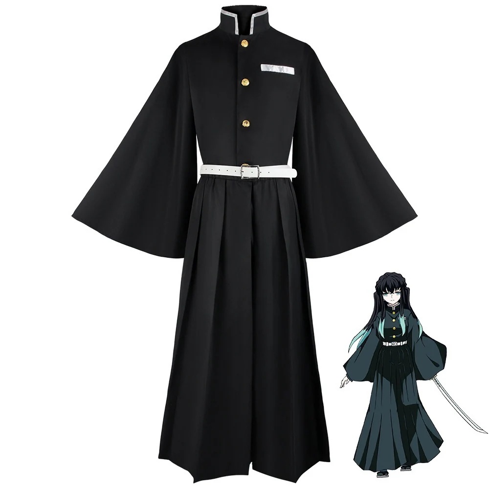 大人气時透無一郎cos服鬼殺隊ユニフォーム霞柱コスプレ舞台服