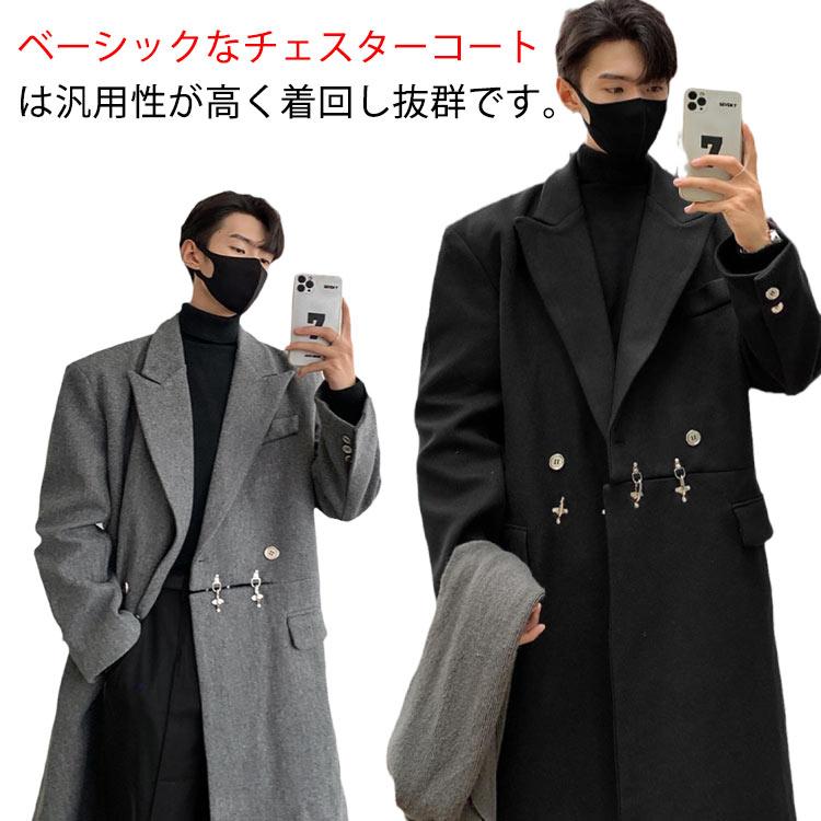 チェスターコート トレンチコート メンズ ロング丈 コート アウメンズファッション コート ジャケット