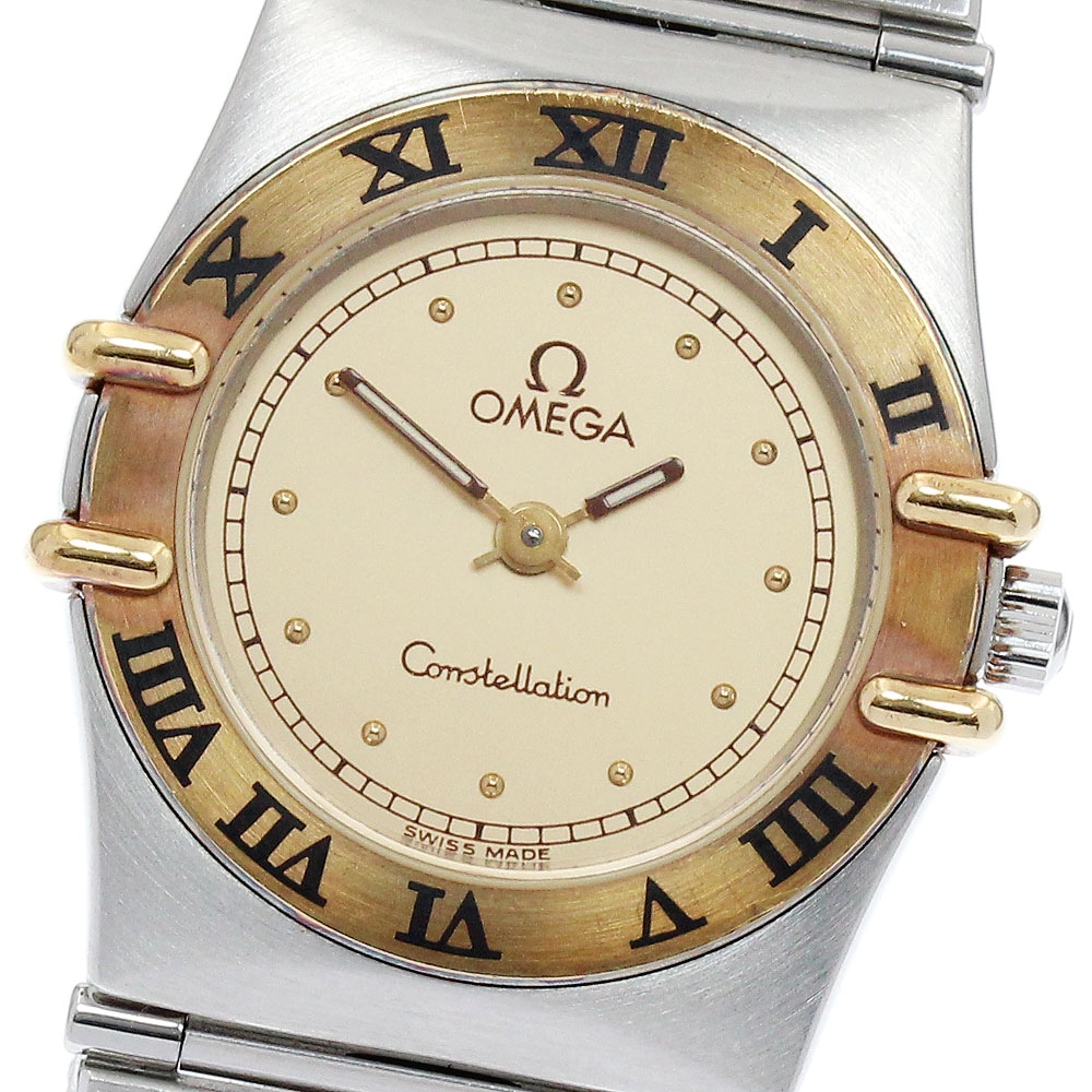 オメガ OMEGA コンステレーション YGベゼル クォーツ レディース _895006【中古】