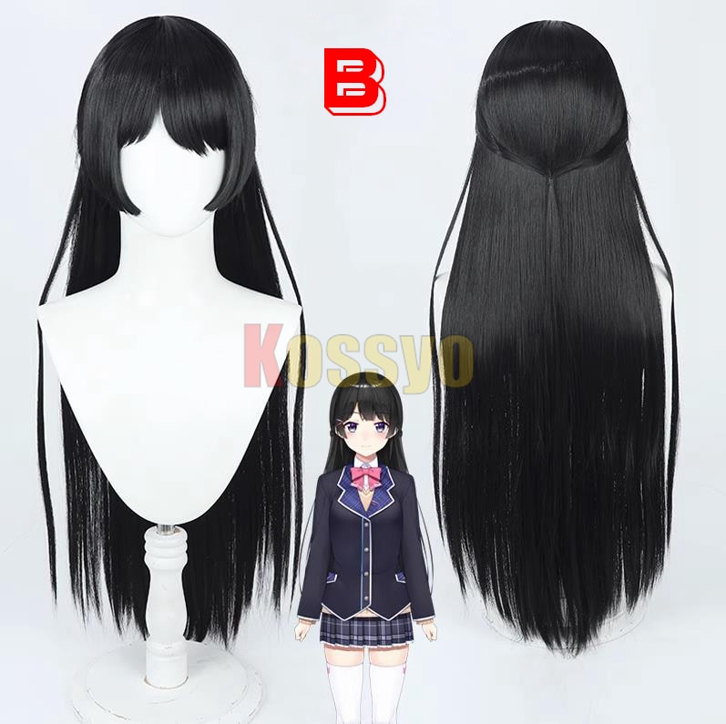 Qoo10] コスプレウィッグ 月ノ美兎 コスプレ バ : ホビー・コスプレ
