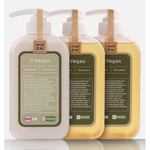 夜売主婦イブヴィーガンシャンプー500ML（OBガンシャンプー500ml2個+トリートメント500ml1個）