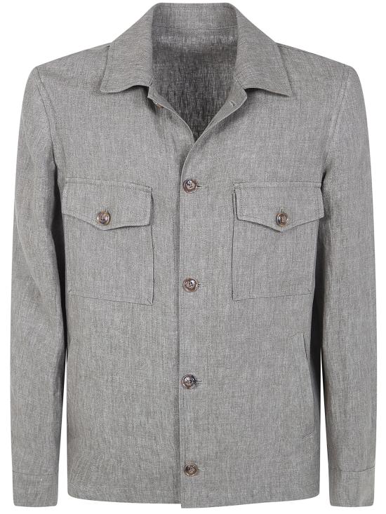 BARBA Men Jacket PARK 53050 0040 MILITARY