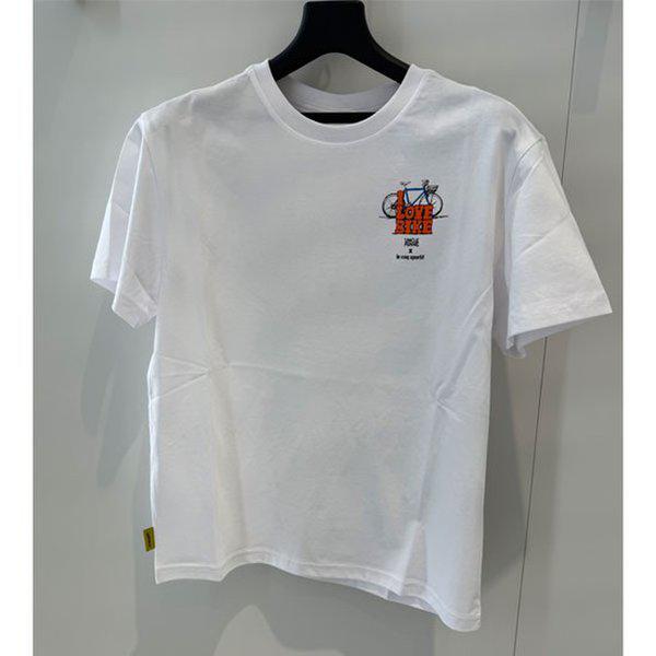 Rinneおじさん ユニコットン バックグラフィック半袖Tシャツ QR323LRS71 OWT