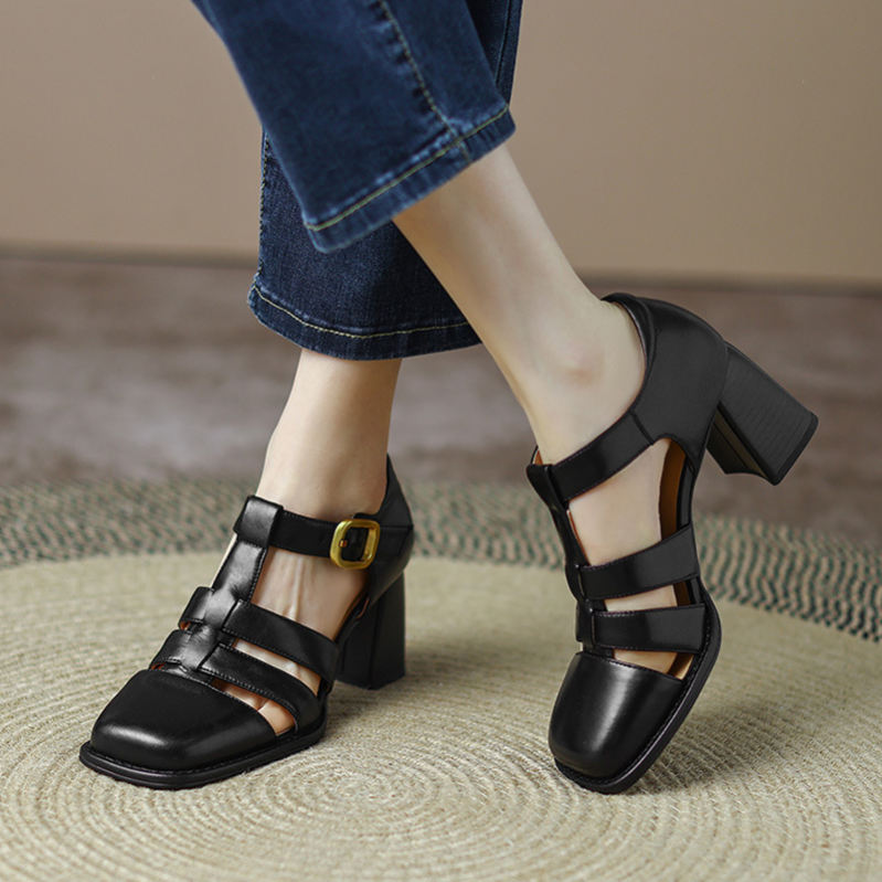 500円OFFクーポン サンダル スクエアトゥ サンダル グラディエーターサンダル レディース 太ヒール サンダル ファッションサンダル 厚底サンダル 通勤 ブーツ ハイヒール Tストラップ 通気性