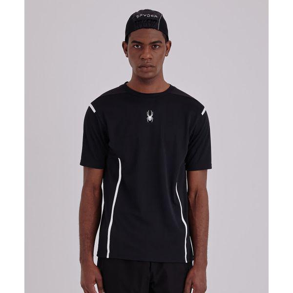 共用フットボールウェルディングライン半袖TシャツSPIMCNRS212UBLK 659752