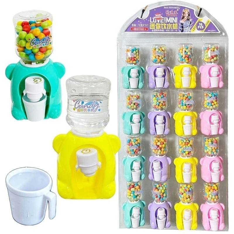 子供向けの水を飲むことができるミニの小さな水ディスペンサーと一緒に子供のキャンディーのおもちゃを楽しんでください子供のギフト 誕生日プレゼント 子供の贈り物 誕生日プレゼント 子供の贈り物