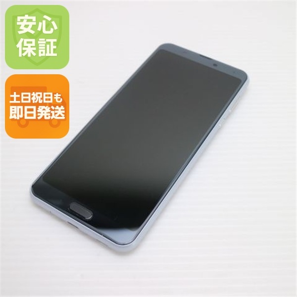 超美品 SIMフリー AQUOS sense3 plus ホワイト 白ロム 142