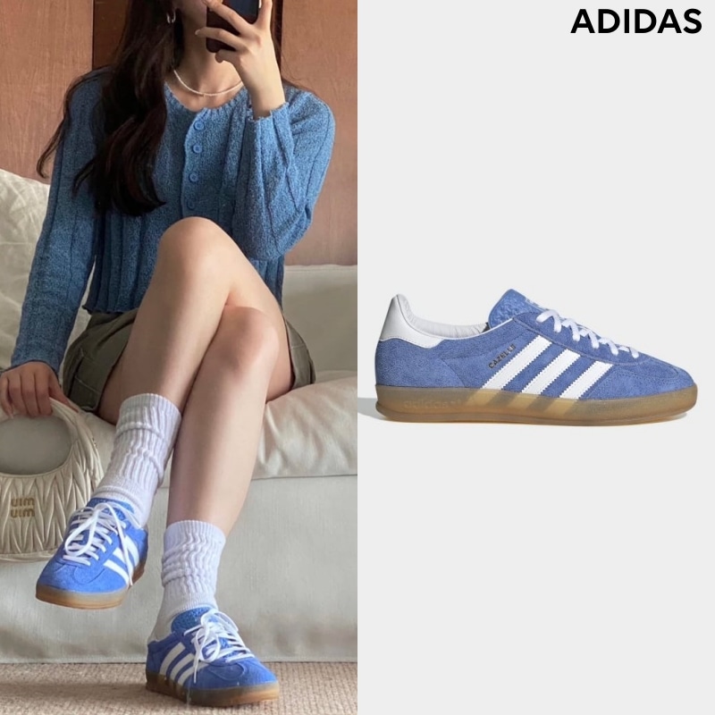 [ADIDAS] スニーカー レディース ガゼル インドア / GAZELLE INDOOR ブルーフュージョン