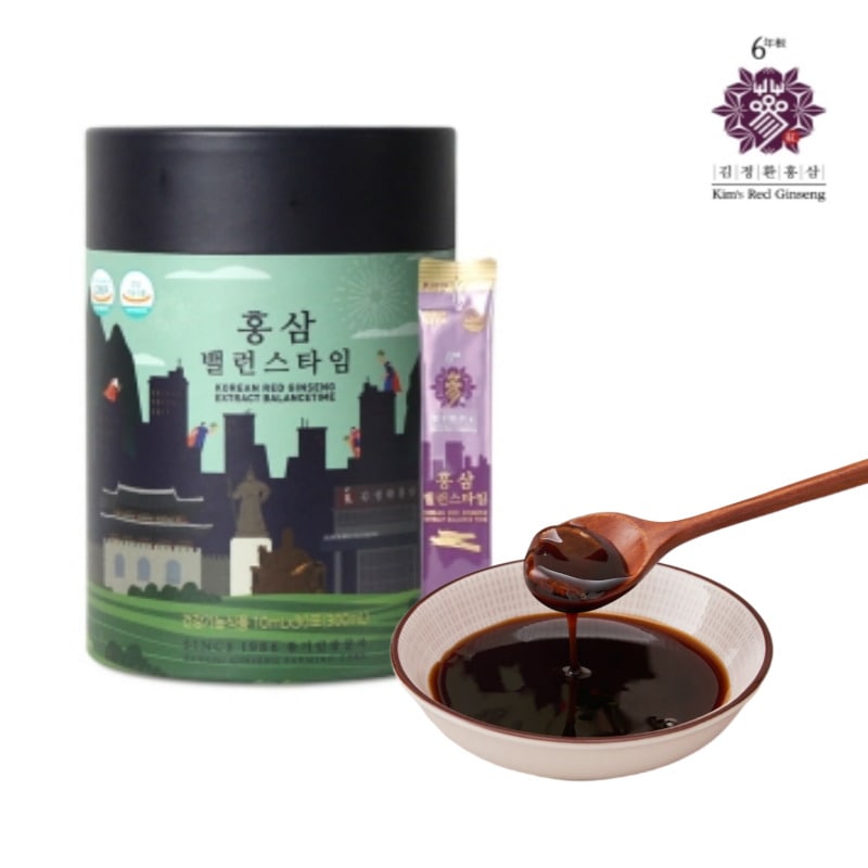 [キム·ジョンファン紅参] バランスタイム 紅参スティック 30日分 / 韓国紅参エキス / 韓国人気紅参 / 免疫力強化