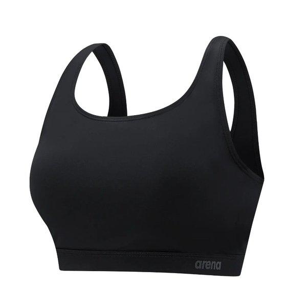 女性用ビーチエブリデーレジャーブラトップ水着(A6BL1PN01)BLK