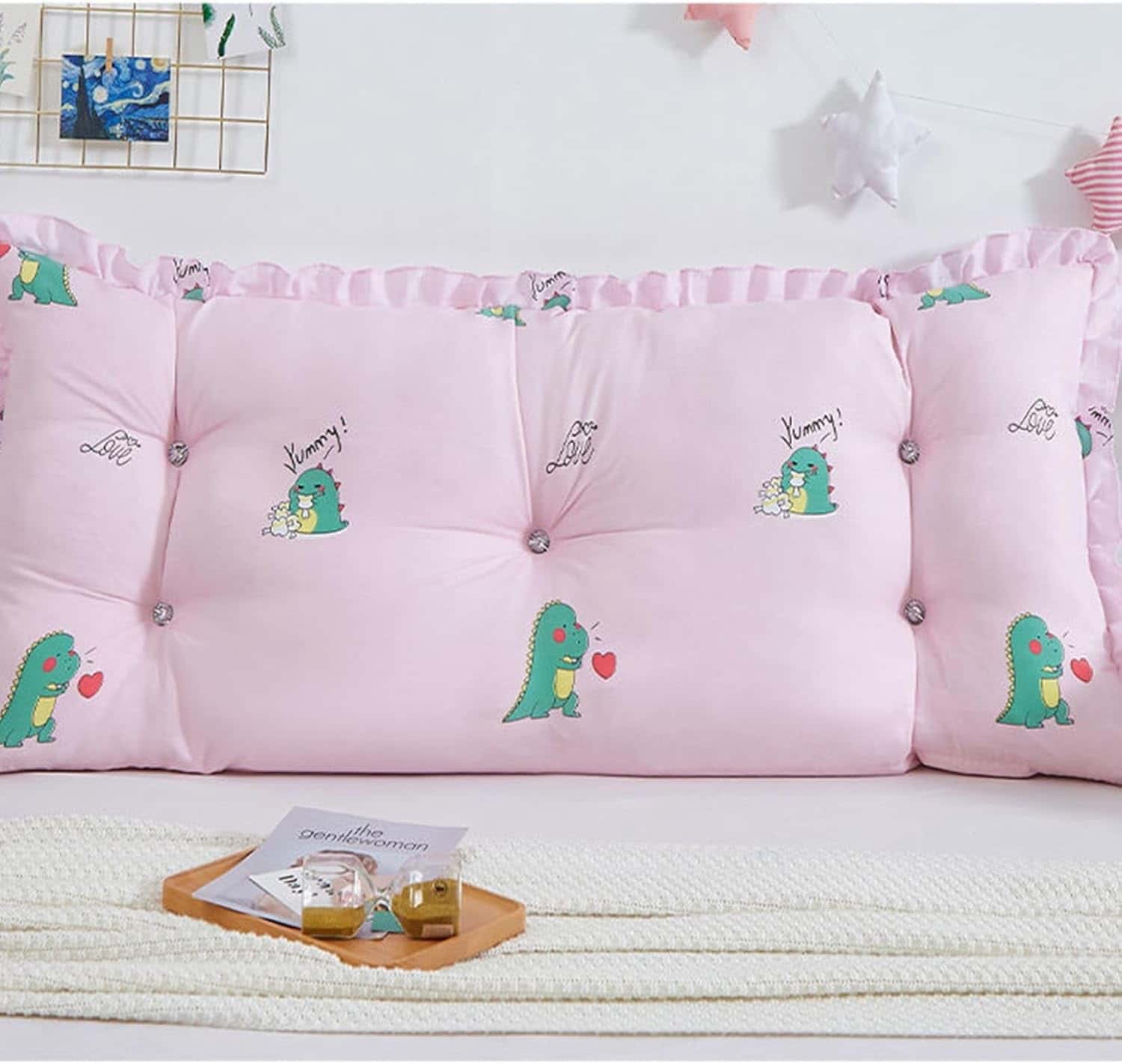 ウェッジクッション 四角形 ベッドサポート 読書用 ソファー デイベッド 背もたれ レストクッション 低反発 柔らかい 取り外し可能カバー 洗える 5,373円