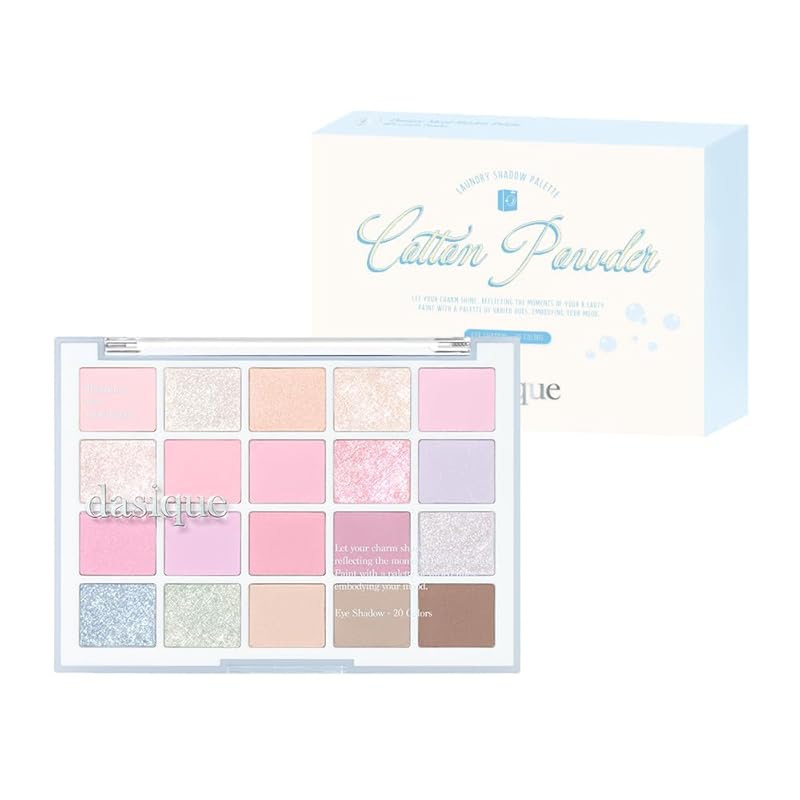 「公式」 デイジーク Mood Shadow Palette ムードシャドウパレット 20色パレット/アイシャドウパレット (#05 Cotton Powder)